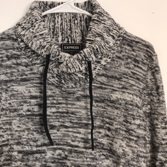 Express Other - Men’s Express Black & Gray Collar Sweater